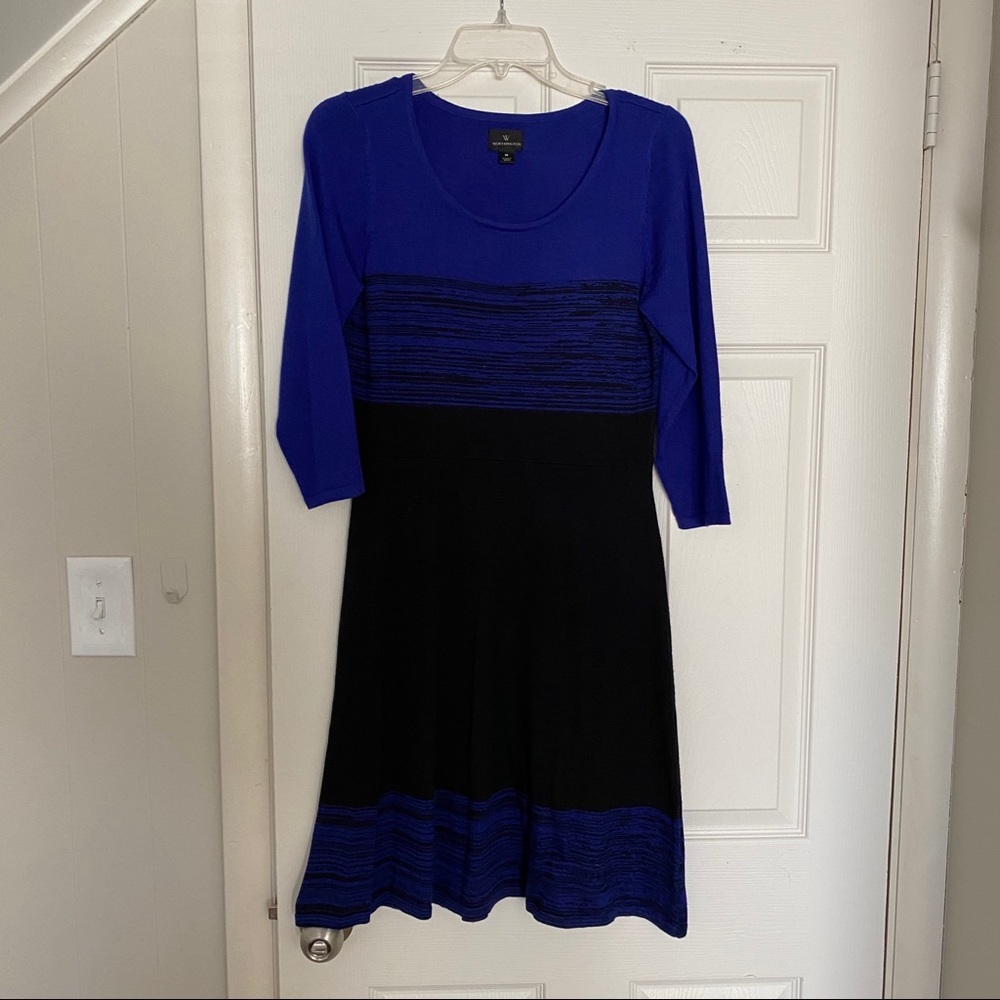 3/4 Sleeve Sweater Dress